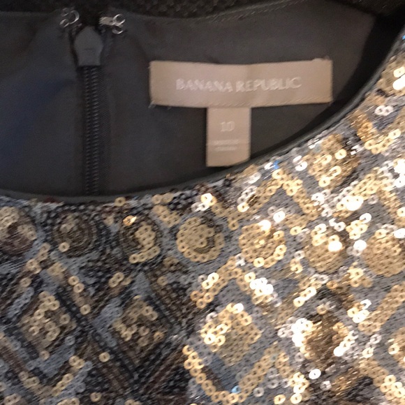 NWOT Banana Republic Sequin Dress - Picture 3 of 4